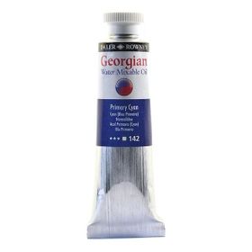 Daler Rowney 37 ml 142 Primary Cyan Georgian Water Mixable Oil Su Bazlı Yağlı Boya