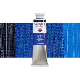 Daler Rowney 37 ml 142 Primary Cyan Georgian Water Mixable Oil Su Bazlı Yağlı Boya