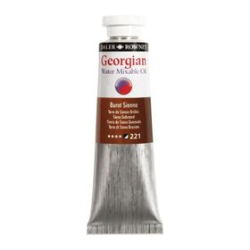 Daler Rowney 37 ml 221 Burnt Sienna Georgian Water Mixable Oil Su Bazlı Yağlı Boya