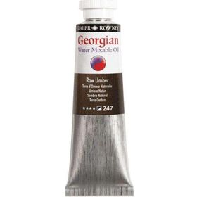 Daler Rowney 37 ml 247 Raw Umber Georgian Water Mixable Oil Su Bazlı Yağlı Boya