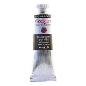 Daler Rowney 37 ml 264 Vandyke Brown Hue Georgian Water Mixable Oil Su Bazlı Yağlı Boya