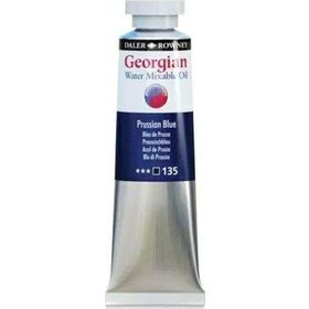 Daler Rowney 38 ml Prussian Blue 135 Georgian Water Mixable Sulandırılabilir Yağlı Boya