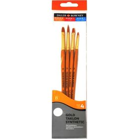 Daler Rowney 4'lü Sanatsal Fırça Seti
