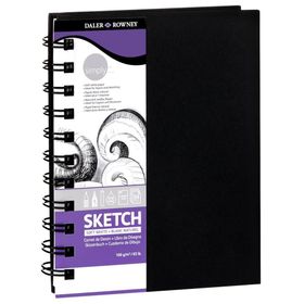 Daler Rowney 5657682 A5 Simply Sketch Spiralli Eskiz Defteri