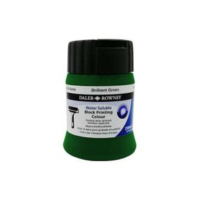 Daler Rowney 5681413 250 ml Brillant Green Su Bazlı Linol Baskı Boyası