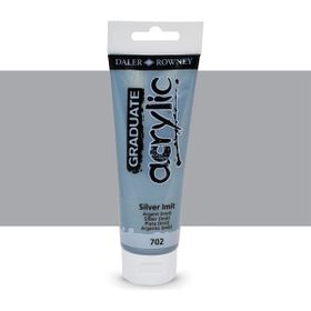 Daler Rowney 5744832 120 ml No:702 Silver Imit Graduate Akrilik Boya
