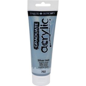 Daler Rowney 5744832 120 ml No:702 Silver Imit Graduate Akrilik Boya
