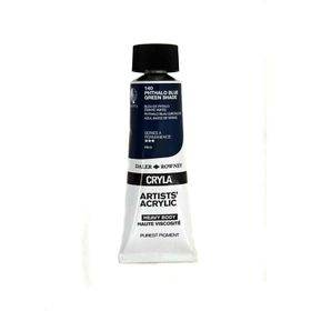 Daler Rowney 5781768 75 ml No:140 Phthalo Blue Green Shade Cryla Heavy Body Artists' Akrilik Boya
