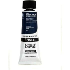 Daler Rowney 5781768 75 ml No:140 Phthalo Blue Green Shade Cryla Heavy Body Artists' Akrilik Boya