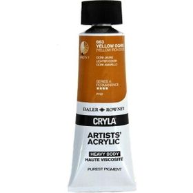 Daler Rowney 5781778 75 ml No:663 Yellow Ochre Yellow Iron Oxide Cryla Heavy Body Artists' Akrilik Boya