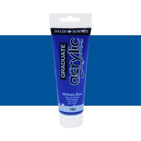 Daler Rowney 5781841 120 ml No:143 Phthalo Blue Graduate Akrilik Boya