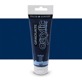 Daler Rowney 5781857 120 ml No:127 İndigo Graduate Akrilik Boya