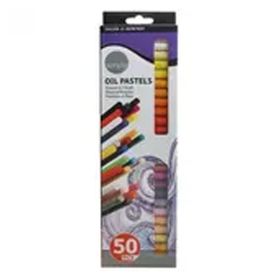 Daler Rowney 5782113 50 Renk Simply Yağlı Pastel Boya Seti