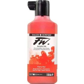 Daler Rowney 5798025 Fw Ink No:517 180 ml Flame Red Akrilik Boya