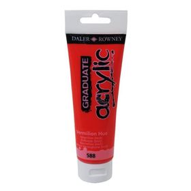 Daler Rowney 588 Vermilion Hue 120 ml Akrilik Boya