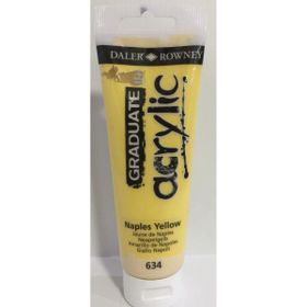 Daler Rowney 634 Naples Yellow 120 ml Akrilik Boya