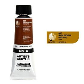 Daler Rowney 667 Raw Sienna Seri A Cryla Artist 75 ml Akrilik Boya
