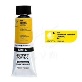 Daler Rowney 675 Primary Yellow Seri B Cryla Artist 75 ml Akrilik Boya