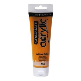 Daler Rowney 690 Yellow Ochre 120 ml Akrilik Boya