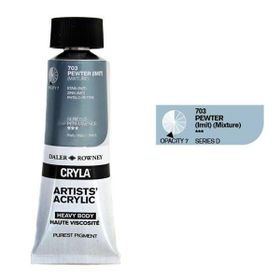 Daler Rowney 703 Pewter Seri D Cryla Artist 75 ml Akrilik Boya
