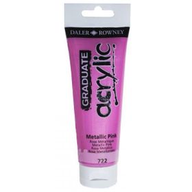 Daler Rowney 722 Metalic Pink 120 ml Akrilik Boya