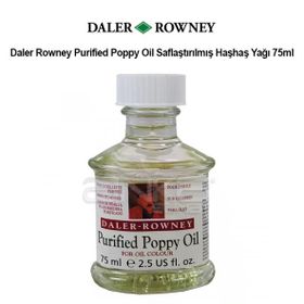 Daler Rowney 75 ml Purified Poppy Oil Saflaştırılmış Haşhaş Yağı