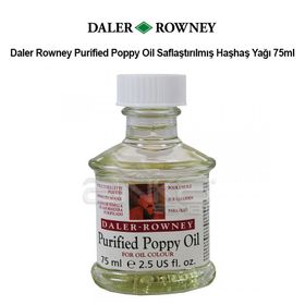 Daler Rowney 75 ml Purified Poppy Oil Saflaştırılmış Haşhaş Yağı
