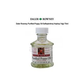 Daler Rowney 75 ml Purified Poppy Oil Saflaştırılmış Haşhaş Yağı
