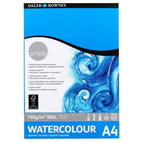 Daler Rowney A4 190 gr Simply Sulu Boya Seti