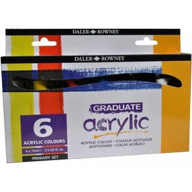 Daler Rowney Akrilik Graduate 6’lı Primary Set
