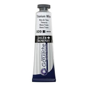 Daler Rowney Aquafine 009 Titanium White 15 ml Tüp Guaj Boya