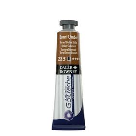 Daler Rowney Aquafine 223 Burnt Umber 15 ml Tüp Guaj Boya