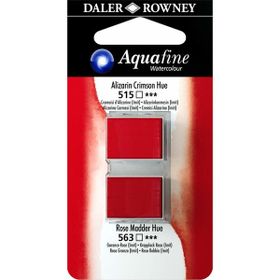 Daler Rowney Aquafine 2'li Alizarin Crimson-Rose Madder Sulu Boya Tablet