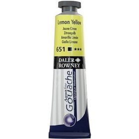 Daler Rowney Aquafine 651 Lemon Yellow 15 ML Tüp Guaj Boya