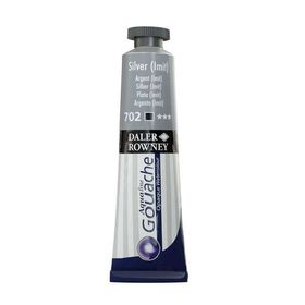 Daler Rowney Aquafine 702 Silver Imit 15 ml Tüp Guaj Boya