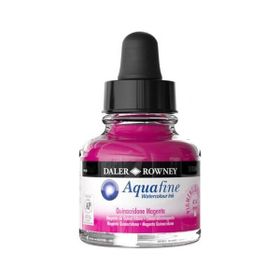 Daler Rowney Aquafine Ink 29,5 ml No:414 Quınacrıdone Magenta Suluboya Mürekkebi