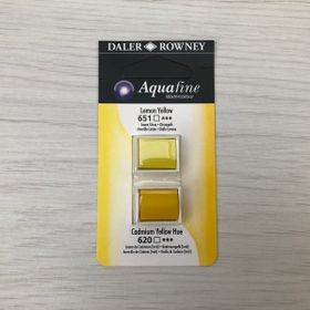 Daler Rowney Aquafine Lemon Yellow Cadmium Yellow Hue 2'li Sulu Boya Tablet