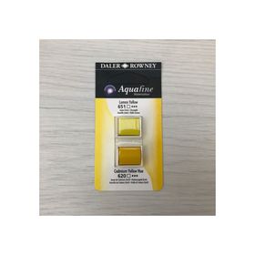 Daler Rowney Aquafine Lemon Yellow Cadmium Yellow Hue 2'li Sulu Boya Tablet