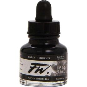 Daler Rowney Black India 2756 FW Ink 29.5 ml Likit Akrilik Mürekkep