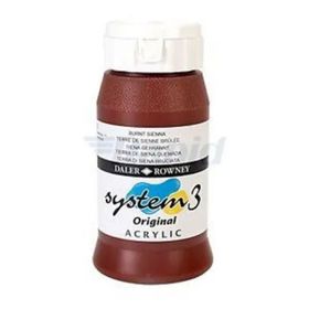 Daler Rowney Burnt Sienna 221 500 ml System 3 Akrilik Boya
