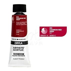 Daler Rowney Cadmium Red Deep Cryla 75 ml Artist Akrilik Boya