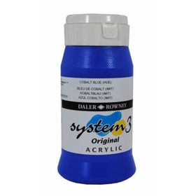 Daler Rowney Cobalt Blue (Hue) 110 500 ml System 3 Akrilik Boya