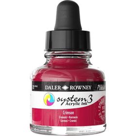 Daler Rowney Crimson 513 System 3 29.5 ml Akrilik Mürekkep