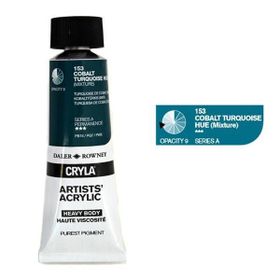 Daler Rowney Cryla Artist 153 Cobalt Turquoise Hue Seri A 75ml Akrilik Boya