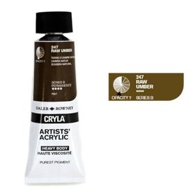 Daler Rowney Cryla Artist 247 Raw Umber Seri B 75ml Akrilik Boya