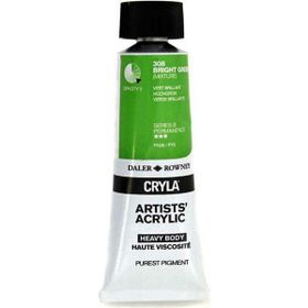 Daler Rowney Cryla Artist 308 Bright Green Seri B 75ml Akrilik Boya