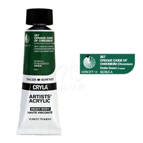 Daler Rowney Cryla Artist 367 Opaque Oxide Of Chromium Seri A 75ml Akrilik Boya