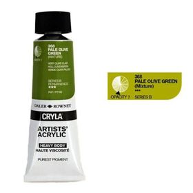 Daler Rowney Cryla Artist 368 Pale Olive Green Seri B 75ml Akrilik Boya