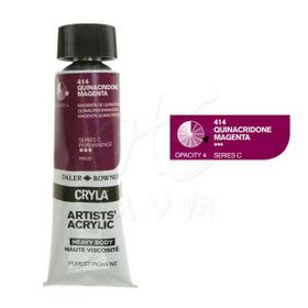 Daler Rowney Cryla Artist 414 Quinacridone Magenta Seri C 75ml Akrilik Boya