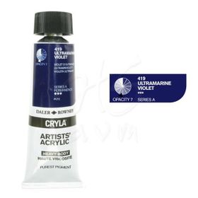 Daler Rowney Cryla Artist 419 Ultramarine Violet Seri A 75ml Akrilik Boya